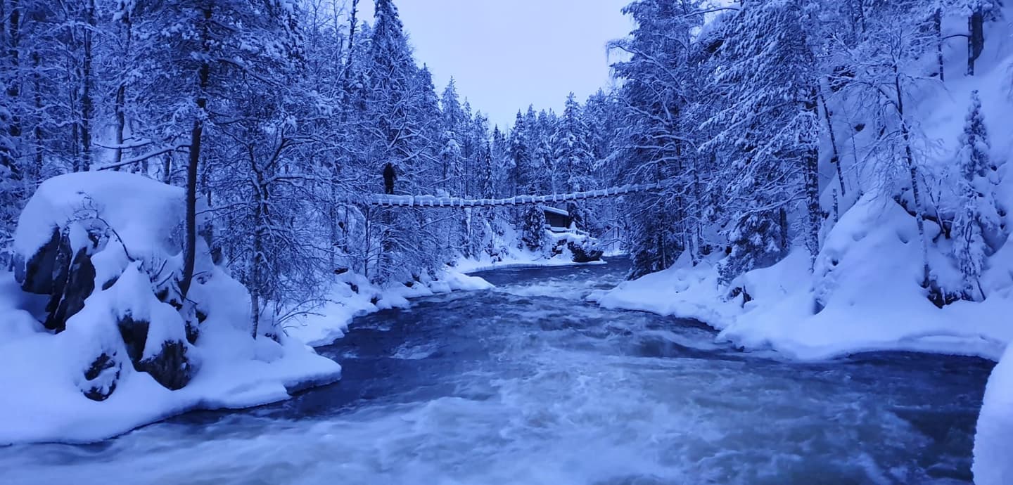 Pieni Karhunkierros -lumikenkäily - Luontoon