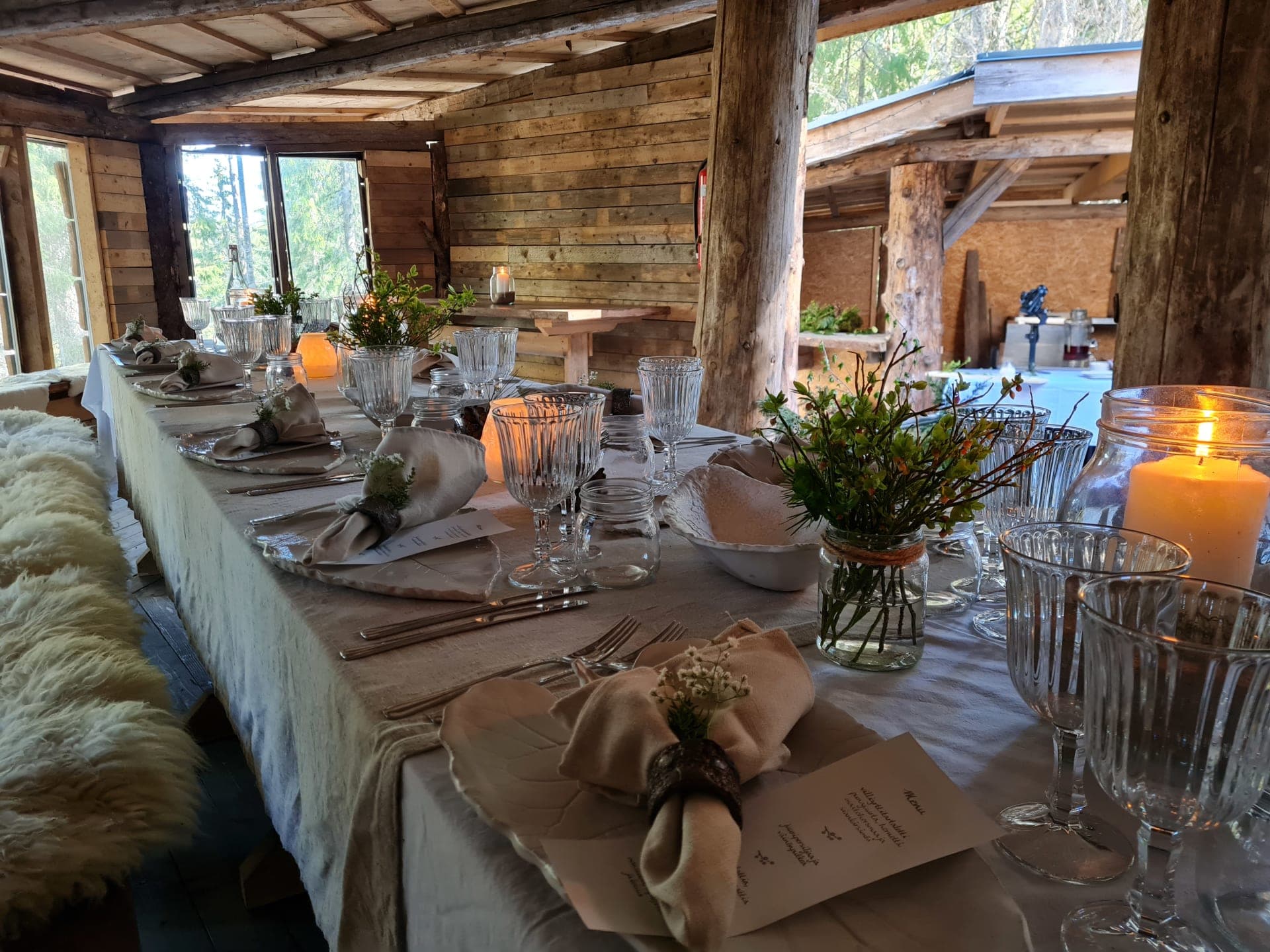 Forest restaurant Korpelan laavu
