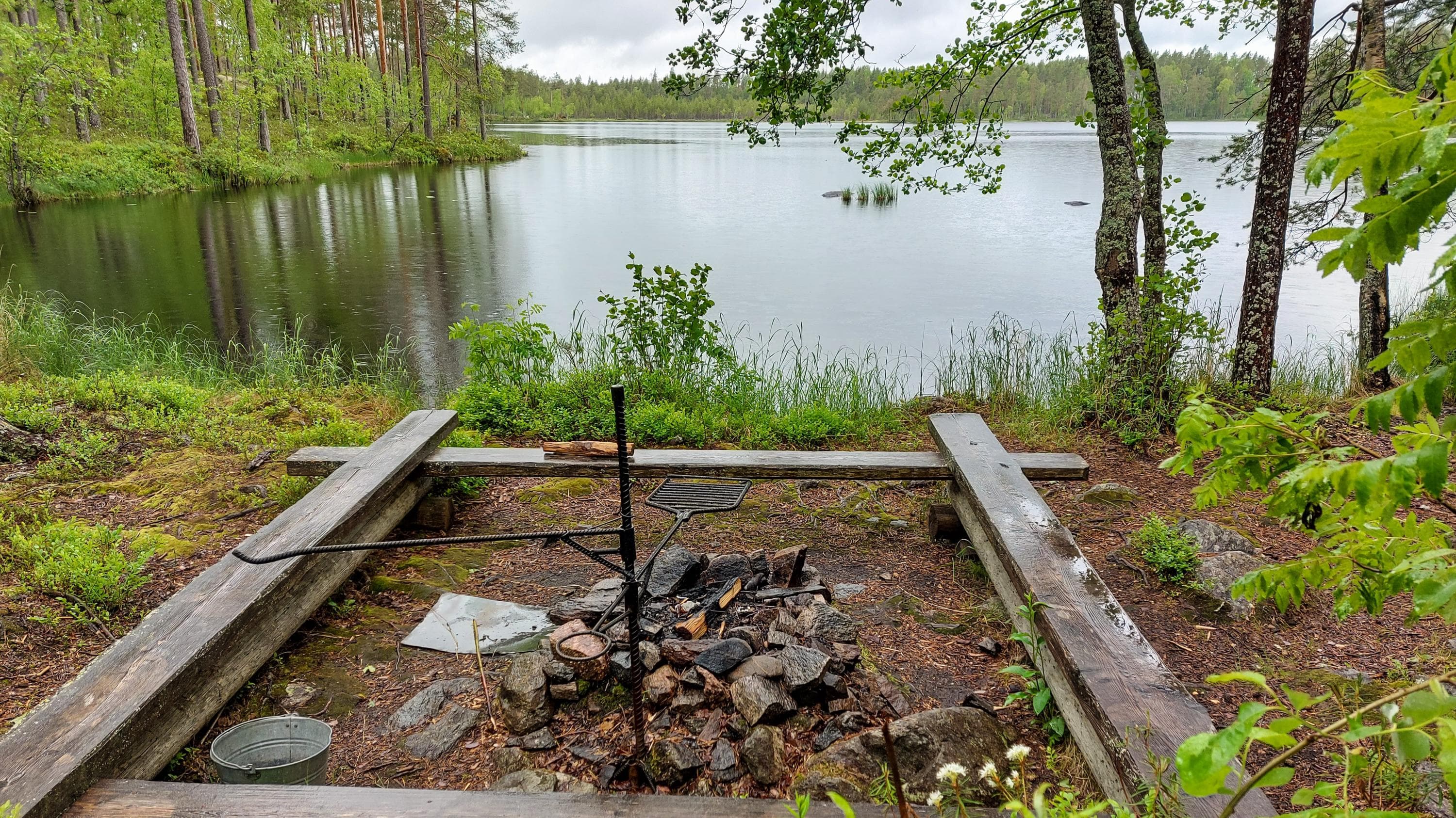Poskeisen nuotiopaikka. 