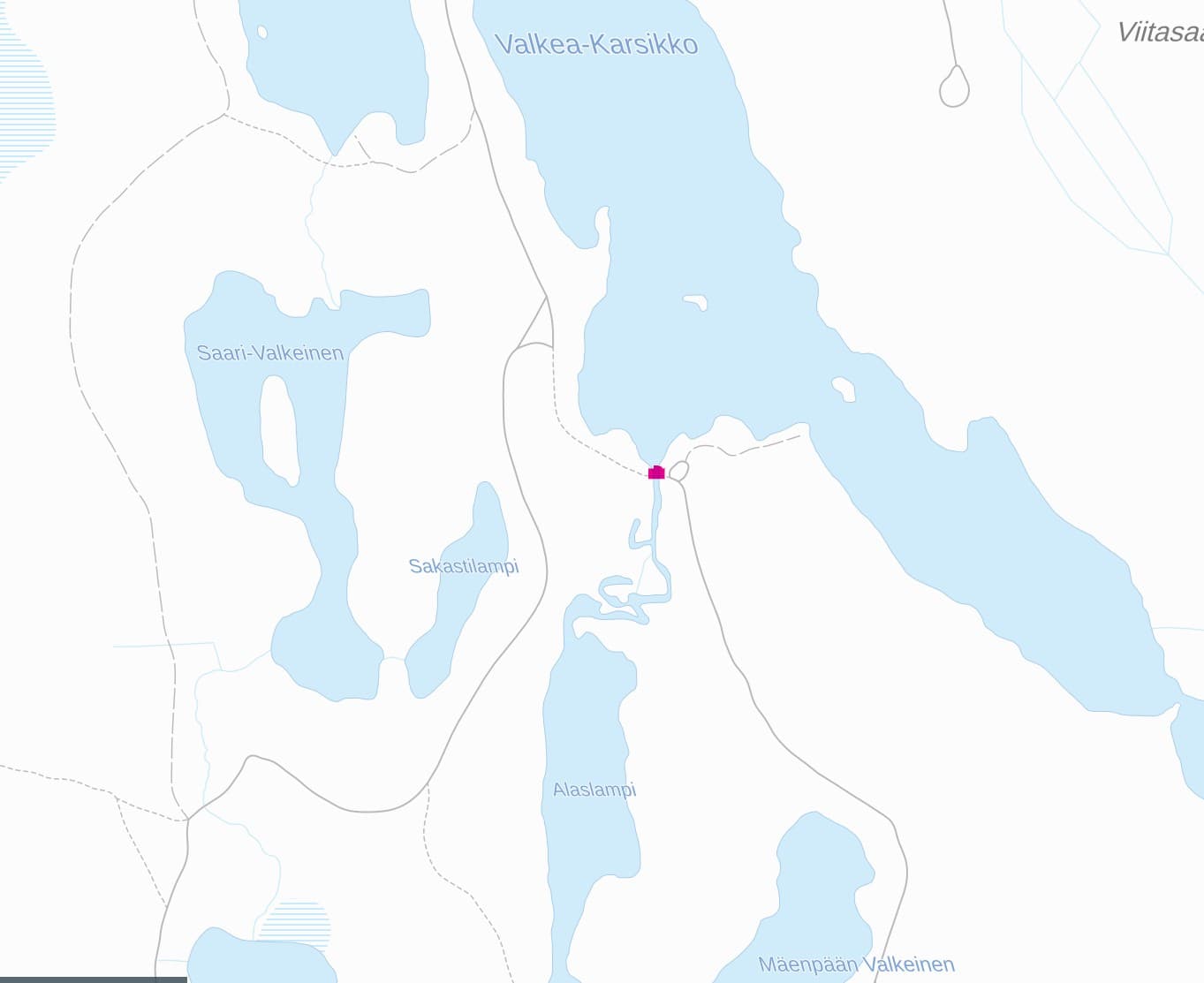 Sillan sijainti kartalla.