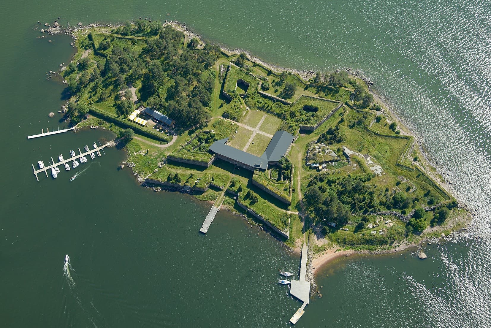 ilmakuva saaresta jossa