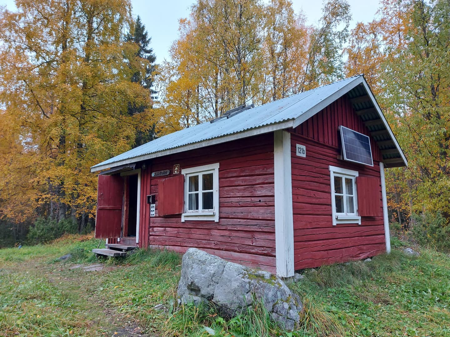 Image: Emilia Kolehmainen Red log hut.