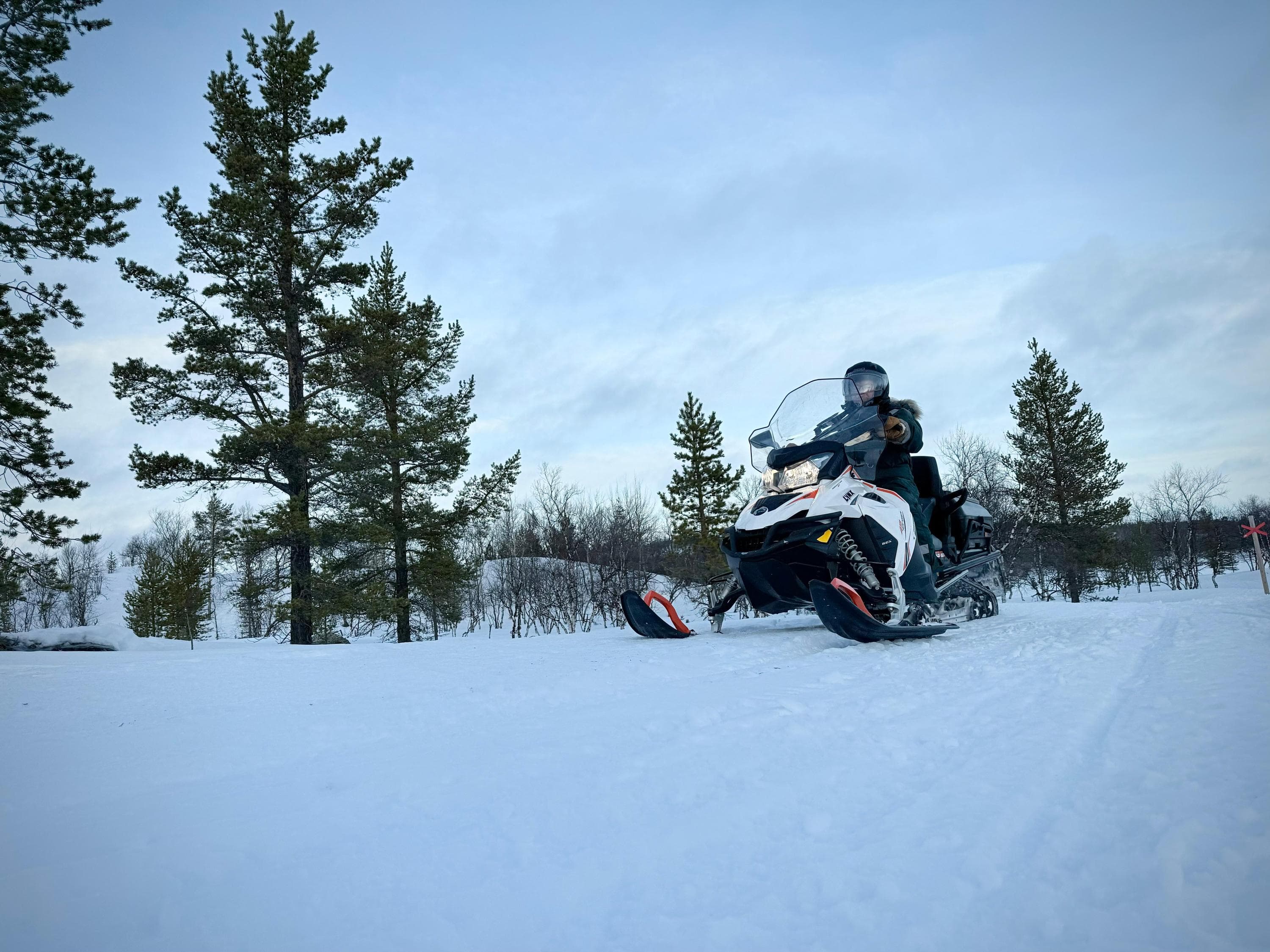 Kuva: Jouni Männistö Moottorikelkkailija.