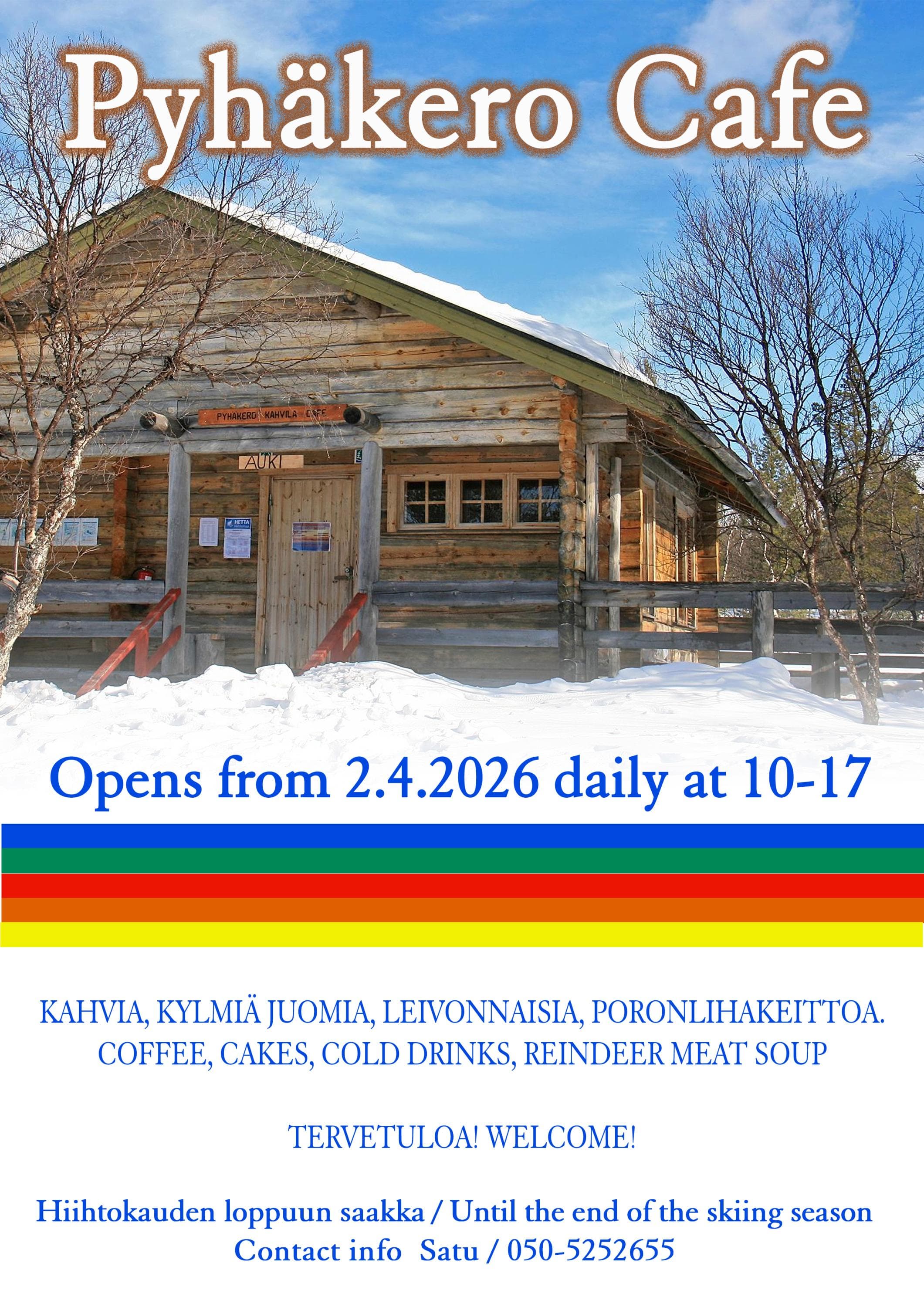 Kuva: Satu Peltonen Erämaakahvilan mainos.