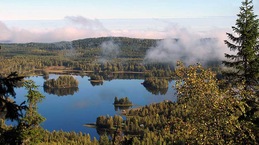 Landskap på Herajärvirundan.